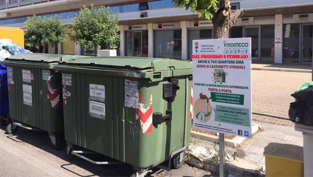 Raccolta porta a porta, il kit Monteco raggiunge anche altre zone della città